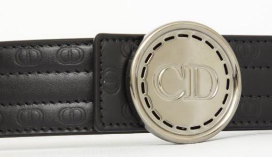  디올 가죽 벨트 4302RUVDQ H00N NOIR H00N - DIOR
