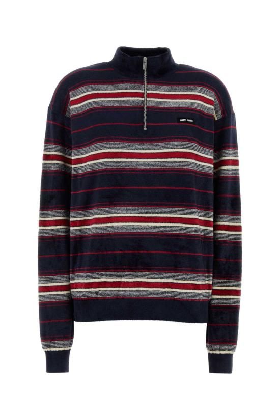 26SS 미우미우 스웨터 MMR465SOOO185M F0008 STRIPPED