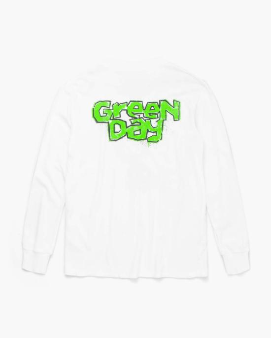  [키즈] Rowdy Sprout 트레이닝 상의 로우디 스프라우트 그린 데이 커플렁크 긴팔 티셔츠 화이트 - OTHER BRANDS