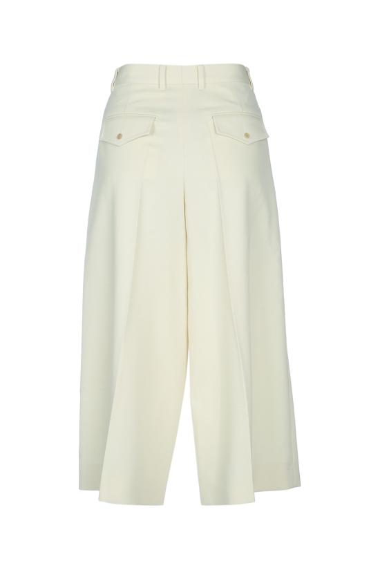 26SS 셀린느 다이애그널 울 몬탁 크롭 트라우저 RP0FP092D 01AV IVORY - CELINE