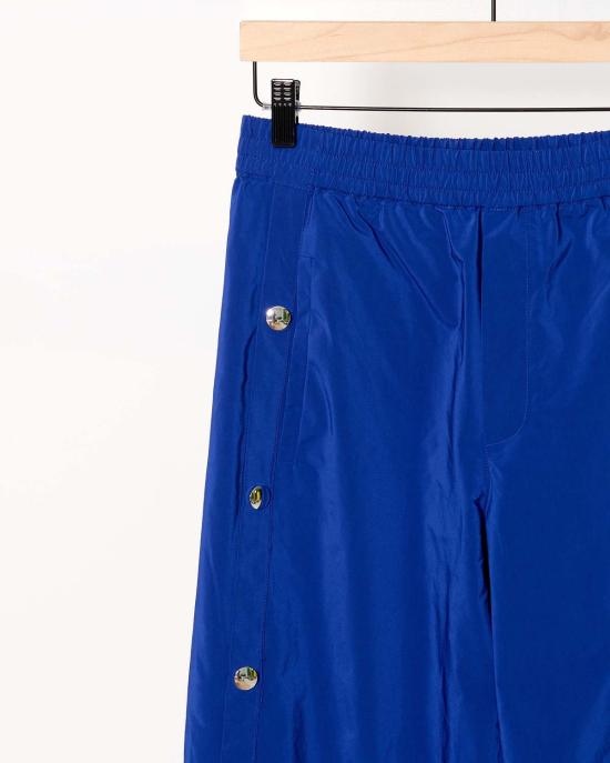  티비 스트레이트 팬츠 나일론 스냅 조거 팬츠 - TIBI