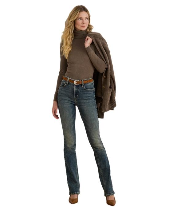 25FW 랄프 로렌 터틀넥 200940470016 Brown - RALPH LAUREN