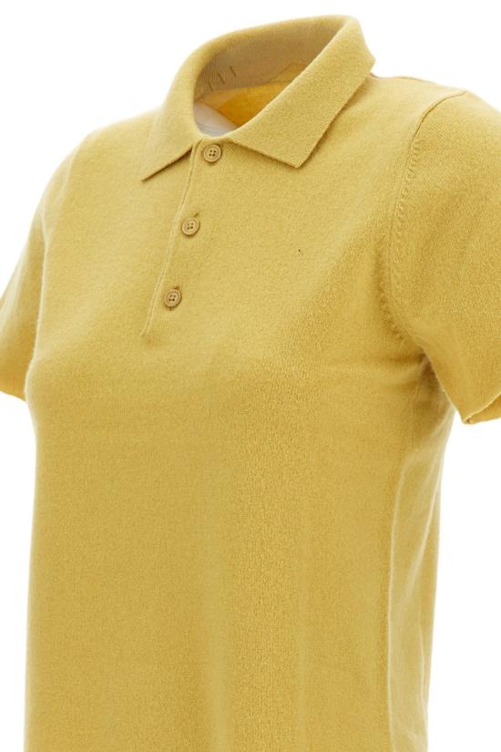 26SS 익스트림캐시미어 폴로 티셔츠 19821001TU05CORN Yellow - EXTREME CASHMERE