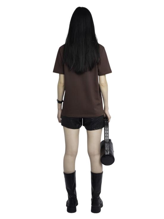25FW 자딕앤볼테르 반팔 티셔츠 JWTS02868BURGUNDY Burgundy - ZADIG & VOLTAIRE
