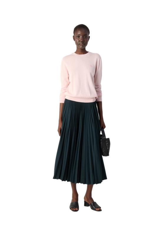 25FW 라코스테 롱 스커트 JF1402YZP Green - LACOSTE