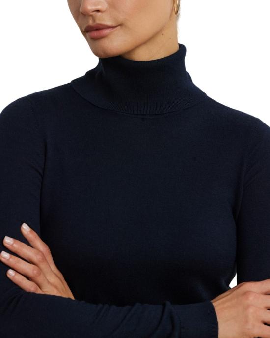 25FW 랄프 로렌 터틀넥 200940470002 Blue - RALPH LAUREN