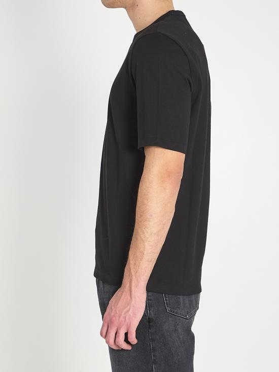 26SS 생로랑 반팔 티셔츠 857461 BLACK - SAINT LAURENT