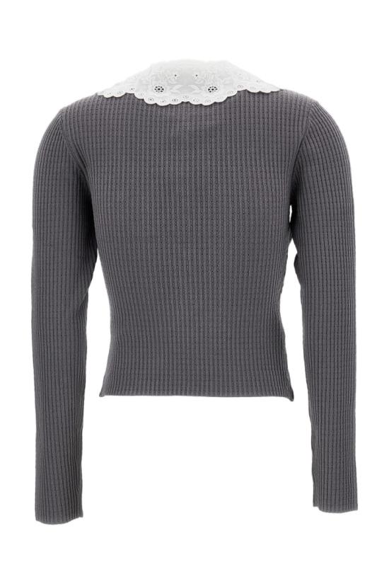 26SS 셀프 포트레이트 블라우스 RS26106TAGRGREY Grey - SELF PORTRAIT