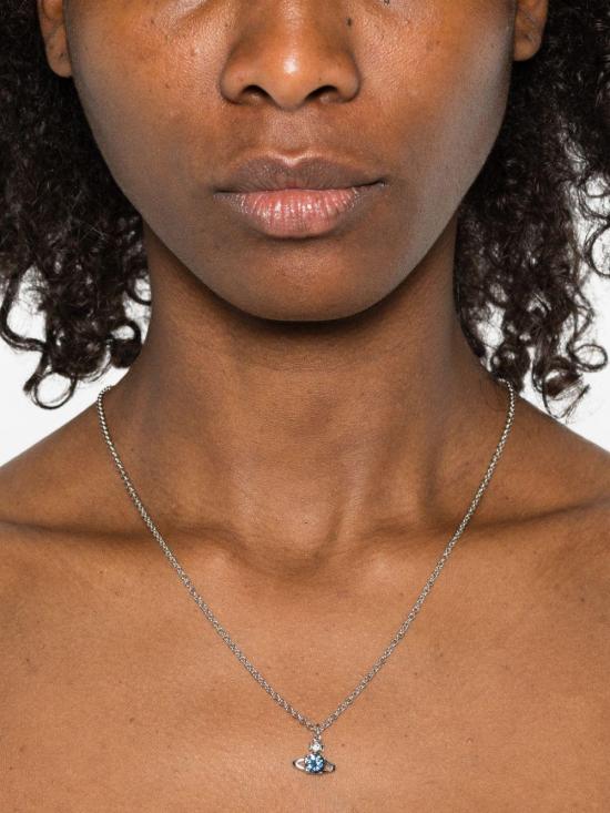 26SS 비비안웨스트우드 목걸이/팬던트 630203A8P168 BLUE - VIVIENNE WESTWOOD