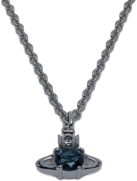26SS 비비안웨스트우드 목걸이/팬던트 630203A8P168 BLUE - VIVIENNE WESTWOOD