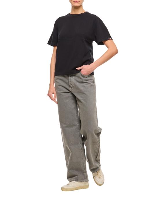  익스트림캐시미어 반팔 티셔츠 26817411TU05RAVEN Black - EXTREME CASHMERE