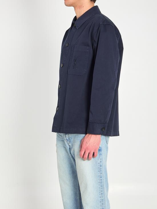 26SS 생로랑 긴팔 셔츠 861004 BLUE - SAINT LAURENT