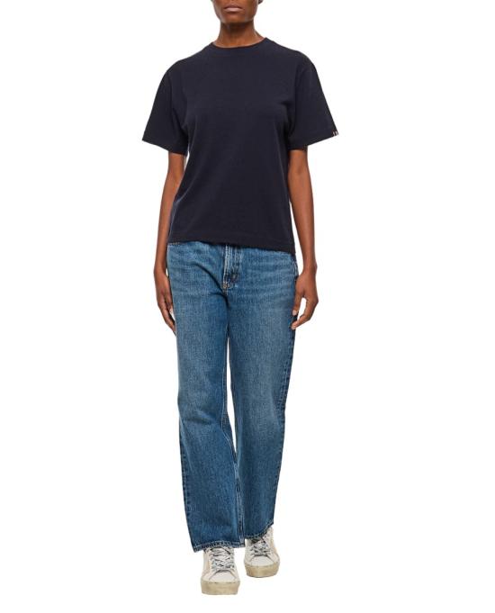  익스트림캐시미어 반팔 티셔츠 26800111FE05NAVY Black - EXTREME CASHMERE