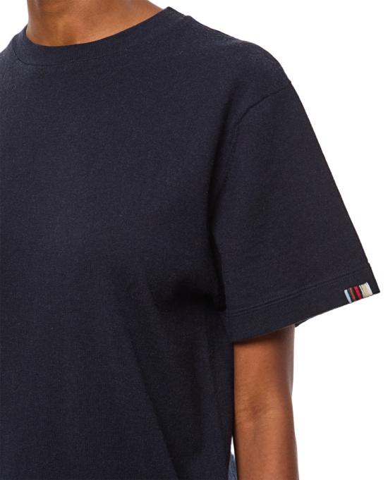  익스트림캐시미어 반팔 티셔츠 26800111FE05NAVY Black - EXTREME CASHMERE