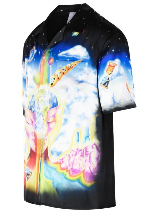 26SS 카사블랑카 긴팔 셔츠 M SP26 SH 003 07THE ESSENTIAL EXPERIENCE Black - CASABLANCA