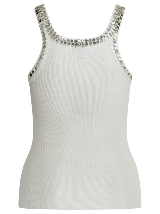 26SS 핑코 민소매 티셔츠 104109A35YZ04 White - PINKO