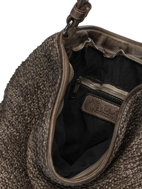 26SS 지안카를로 네볼라 숄더백 H811WAVEDARK CORDA Brown - GIANCARLO NEVOLA