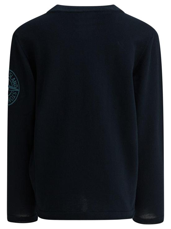 26SS [키즈] 스톤 아일랜드 캐시미어 니트 5100012 S00B2V0020 BLUE - STONE ISLAND