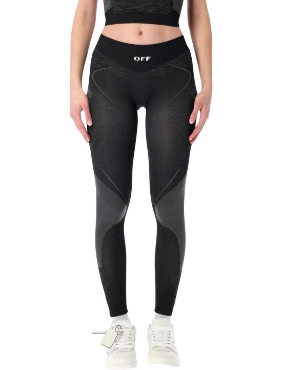 26SS 오프화이트 레깅스 OWVV01HS26KNI001 1001 BLACK