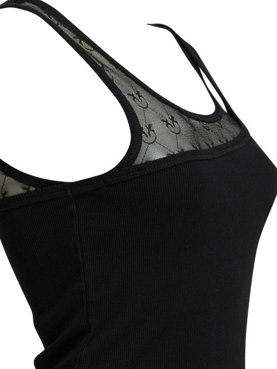 26SS 핑코 민소매 티셔츠 106461A362Z99 Black - PINKO