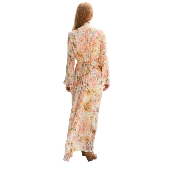  Madison Maison x Julie Harrah 롱 원피스 매디슨 메종 X 줄리 해러 플로렌스 플로럴 롱 드레스 피치 - OTHER BRANDS