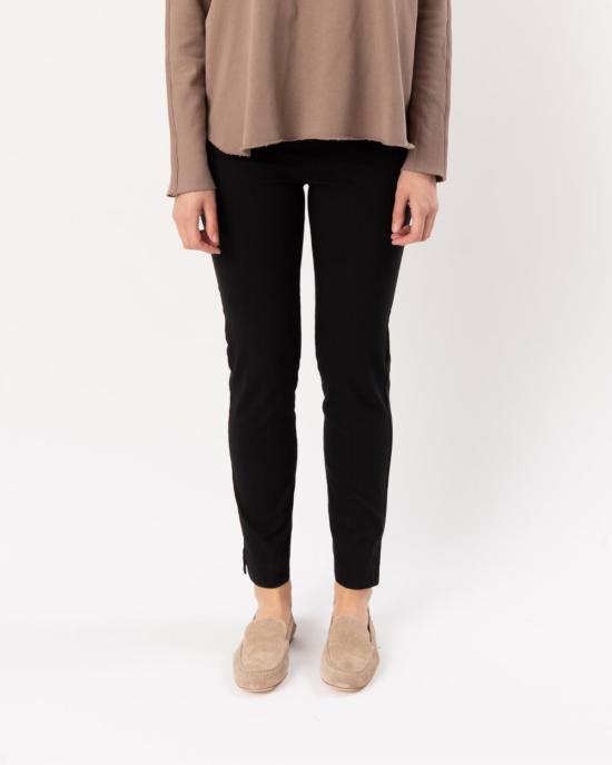  엘리엇 로렌 스트레이트 팬츠 풀온 스트레이트 레그  블랙