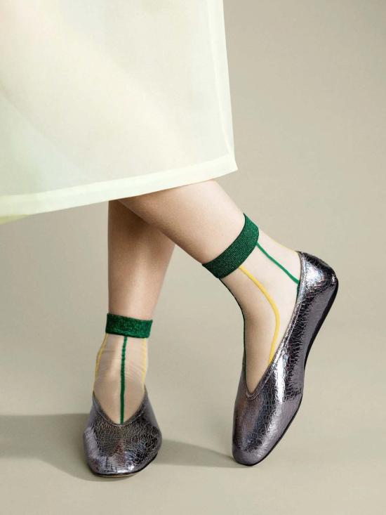  한셀 프롬 바젤 양말 그랜드 슬램 시스루 숏 크루삭스 - HANSEL FROM BASEL