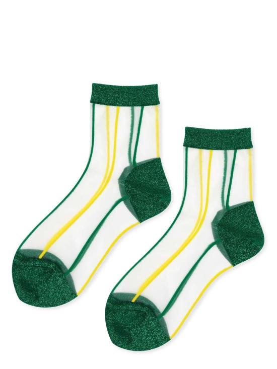  한셀 프롬 바젤 양말 그랜드 슬램 시스루 숏 크루삭스