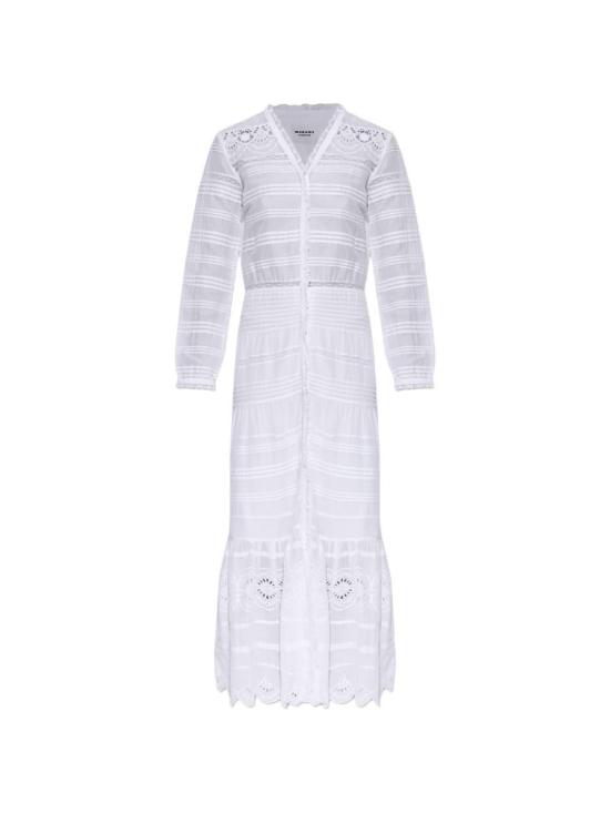 26SS 이자벨마랑에뚜왈 롱 원피스 RO0723FBD1J05E20WH WHITE