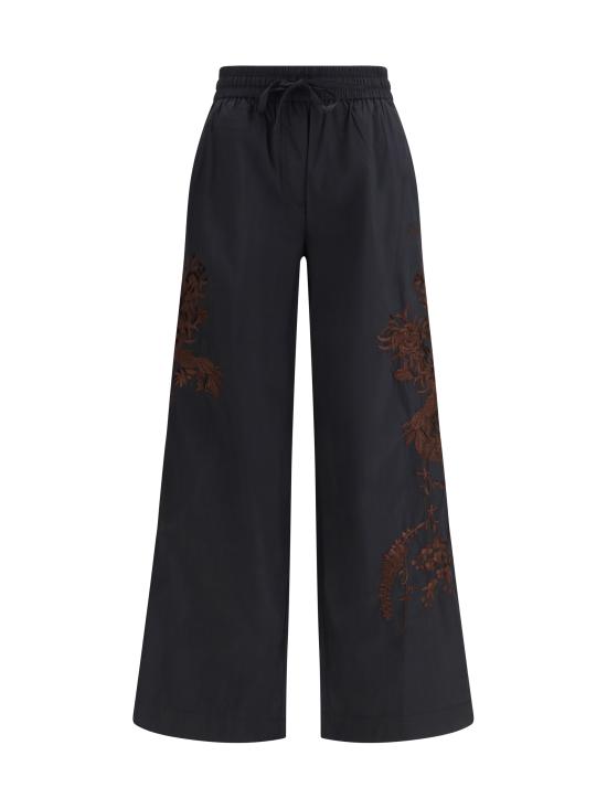 26SS 파로쉬 스트레이트 팬츠 D230745R 013 BLACK