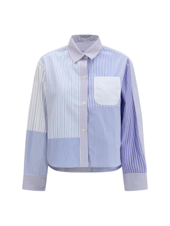 26SS 이엘브이 데님 셔츠 200824627 MULTIBLUE LIGHT BLUE