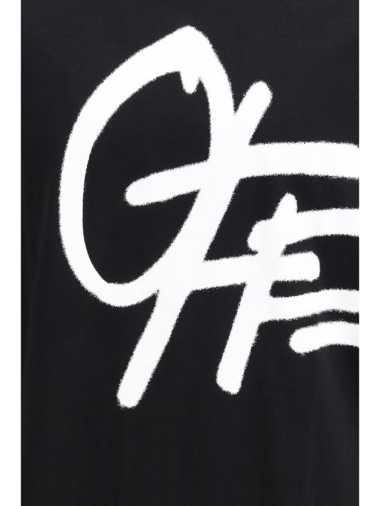 26SS 오프화이트 반팔 티셔츠 44MAA120S26J00L001 0001 BLACK - OFF WHITE