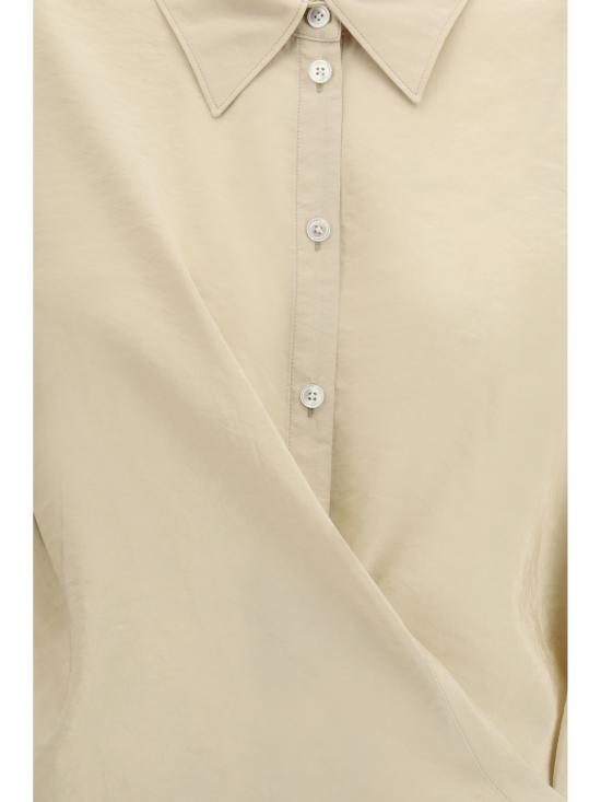 26SS 르메르 스트레이트 칼라 트위스트 셔츠 SH1141LF1308 BG235 BEIGE - LEMAIRE