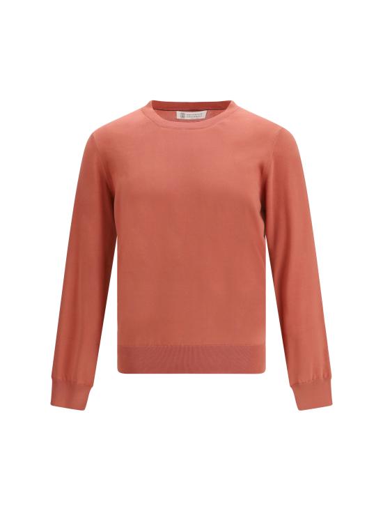 26SS 브루넬로 쿠치넬리 풀오버 니트 M2900100 CIJ11 ORANGE