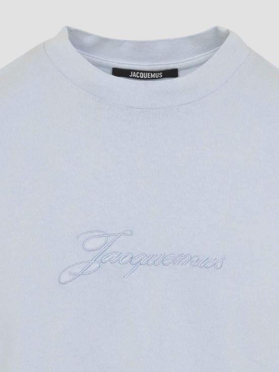 26SS 자크뮈스 반팔 티셔츠 TSM00631AJ00045 330 LIGHT BLUE - JACQUEMUS