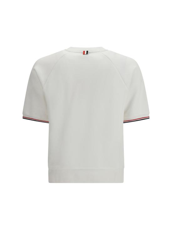 26SS 톰브라운 반팔 티셔츠 MJT558AJ0249 100 WHITE - THOM BROWNE