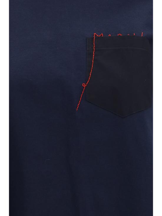 26SS 마르니 반팔 티셔츠 THJE0378QSUTC446 00B99 BLUE - MARNI