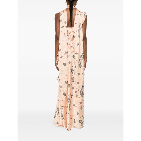 26SS 시에드레스 롱 원피스 WRS26DR01 MONICA CORAL ORANGE - SIEDRES