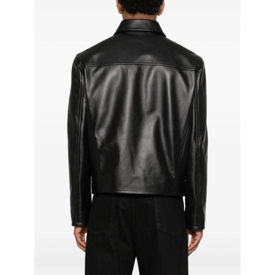 26SS 질샌더 가죽 자켓 J07227 J22SW0101 001 BLACK - JIL SANDER