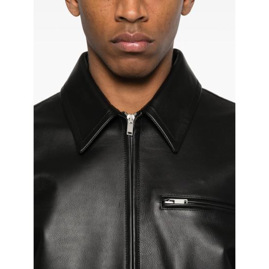 26SS 질샌더 가죽 자켓 J07227 J22SW0101 001 BLACK - JIL SANDER