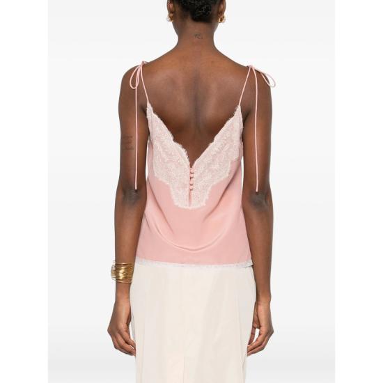 26SS 발렌티노 가라바니 블라우스 8B3AEBG221B 9TZ PINK WHITE - VALENTINO GARAVANI