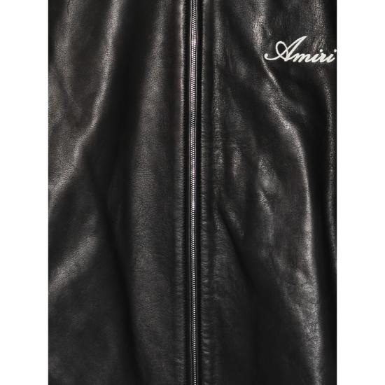 26SS 아미리 가죽 자켓 AMOUJA1027 BLACK BLACK NEUTRALS - AMIRI