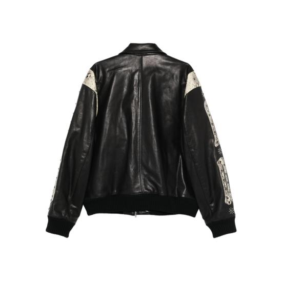 26SS 아미리 가죽 자켓 AMOUJA1027 BLACK BLACK NEUTRALS - AMIRI