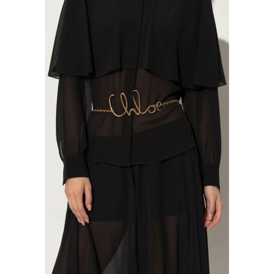 26SS 끌로에 레귤러 벨트 C24AC068CB7 9DC GOLD - CHLOE