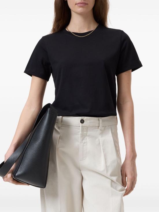 26SS 클로즈드 반팔 티셔츠 C95200 44HEM100 Black - CLOSED