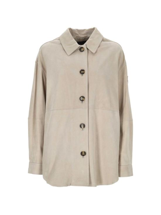 26SS 페트레이 가죽 자켓 PED556299012407 729 Beige