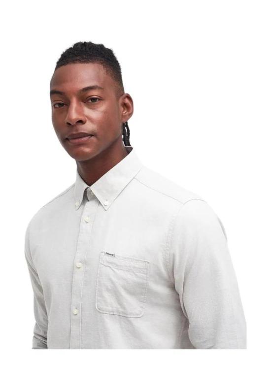 26SS 바버 긴팔 셔츠 MSH5090 MSH WH11 White - BARBOUR