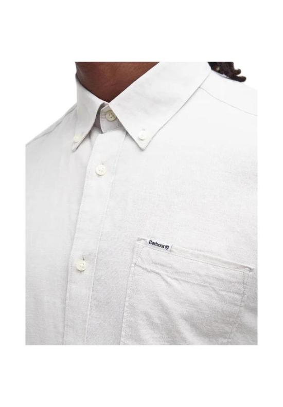 26SS 바버 긴팔 셔츠 MSH5090 MSH WH11 White - BARBOUR