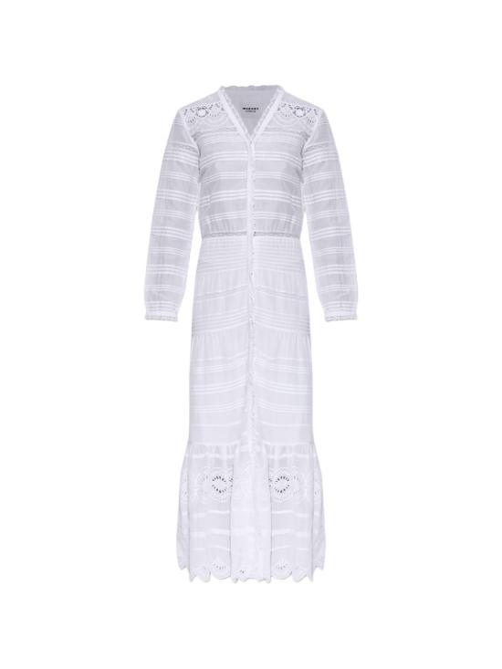 26SS 이자벨마랑에뚜왈 미디 원피스 RO0723FB D1J05E20WH White
