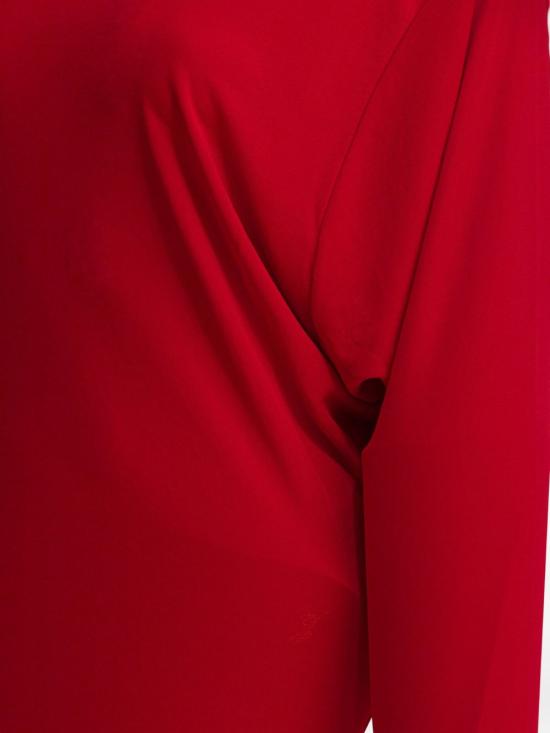 26SS 자크뮈스 미디 원피스 DRW00823AJ00253 470 Red - JACQUEMUS